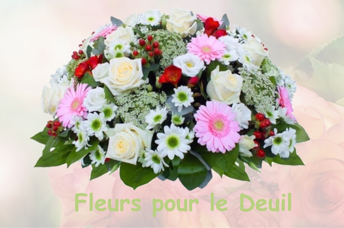 fleurs deuil MONTREVEL